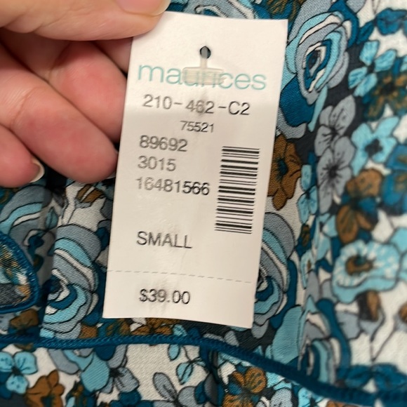 Maurices Floral Tiered mini dress size S - Picture 4 of 4